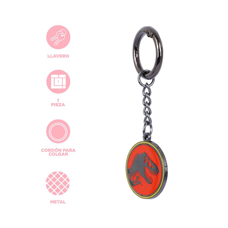 Llavero-Logo-Serie-Jurassic-World-Rojo-3-27157