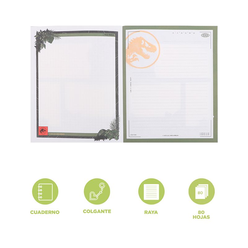 Cuaderno-con-Llavero-Serie-Jurassic-World-3-27151