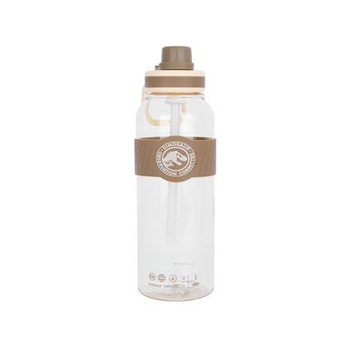 Botella 1000 Ml con Asa y Pitillo Serie Jurassic World Café