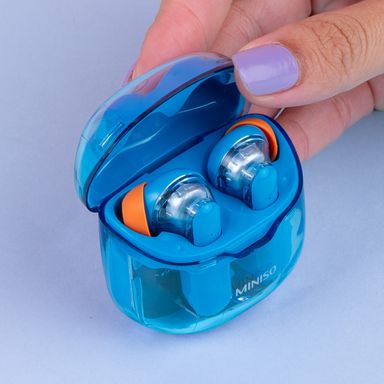 Audifonos Inalambricos Serie Miniso Azul