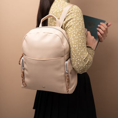 Maleta Serie Miniso Apricot con Correa Café