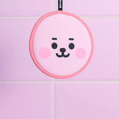 Espoja de Baño Doble Cara Serie Bt21 Baby Cooky