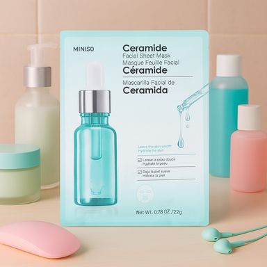 Mascarilla Facial de Ceramida Serie Miniso