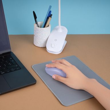 Mouse Inalambrico Recargable Serie Life Is For Fun Miniso Mod Lw13Mc Morado