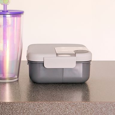 Contenedor de Alimentos 2 Compartimentos 1100 Ml con Cuchara Serie Cool Style Kitchen