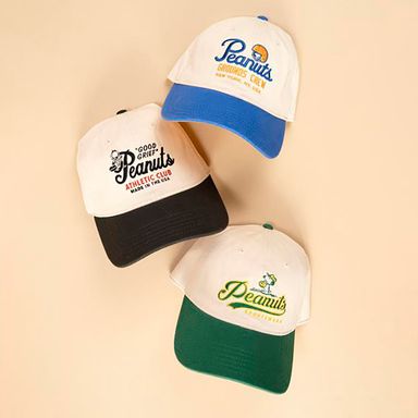 Gorra de Beisbol Serie Snoopy Athletic Club Negro