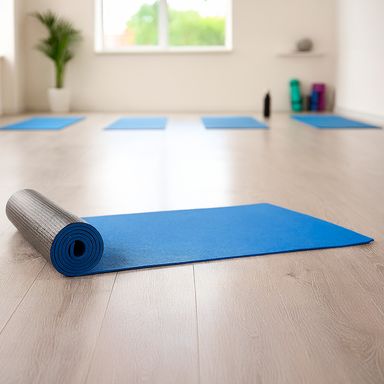 Tapete de Yoga Antideslizante de Doble Cara 5 Mm Serie Miniso Sports Color Negra