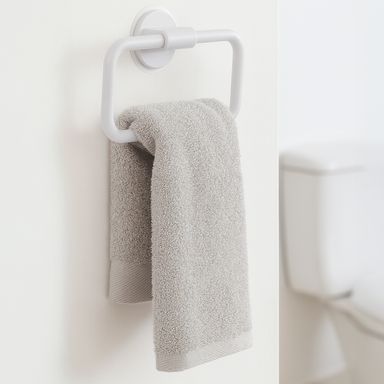 Toallero para Baño Rectangular Gris