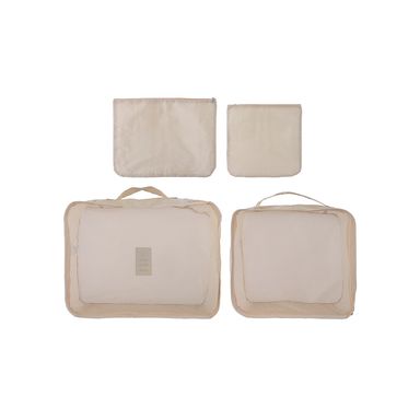 Set Organizador de Viaje 4 Piezas Serie Miniso Caqui