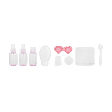Set Botellas de Viaje 9 Piezas Serie Miniso