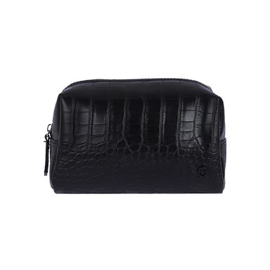 Cosmetiquera Piel Cocodrilo Serie Miniso Negro