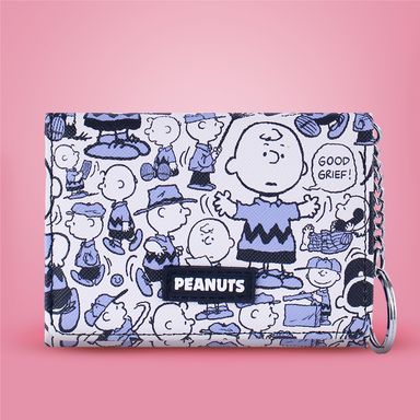 Billetera Snoopy Serie Colorful Life Charly Brown Multiprint