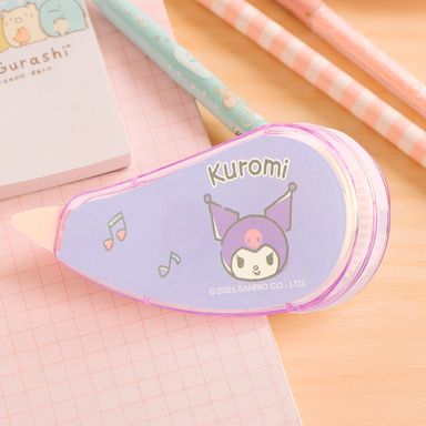Corrector en Cinta Kuromi Serie Sanrio Morado