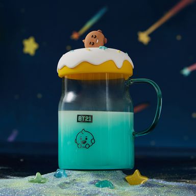 Taza con Tapa y Baby Shooky Serie Bt21