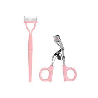 Set de Encrespador de Pestanas y Peine Serie Peach Pink