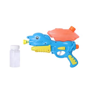 Pistola de Agua y Burbujas 2 en 1 Dolphin Serie Miniso Azul