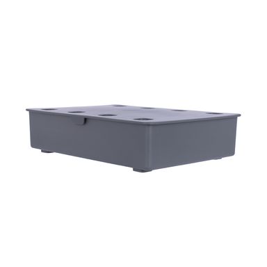Caja de Almacenamiento Apilable Serie Black Pink Gris