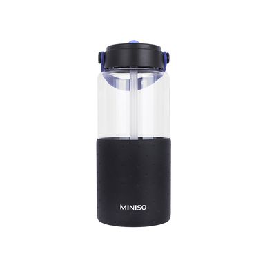 Botella 1100 Ml con Correa Serie Miniso Negra