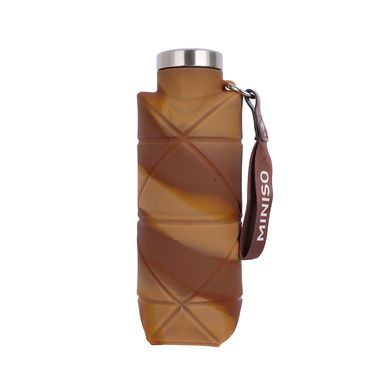 Botella Plegable 700 Ml con Correa Serie Wood Pattern