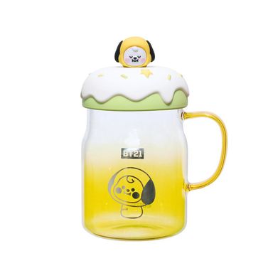 Taza con Tapa y Baby Chimmy  Serie Bt21