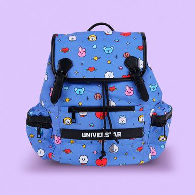 Maleta Multi Print Serie Bt21 Azul