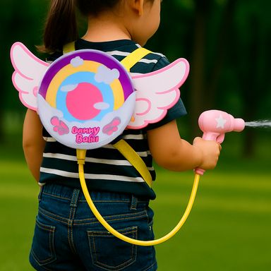 Maleta con Pistola de Agua y Alas Nube Serie Miniso