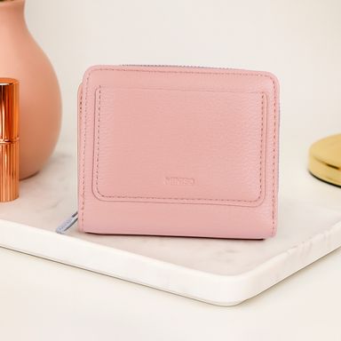 Monedero Bi Fold Serie Miniso Rosa Intenso