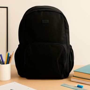 Maleta Escolar Ovalada Serie Neutral Style Negro