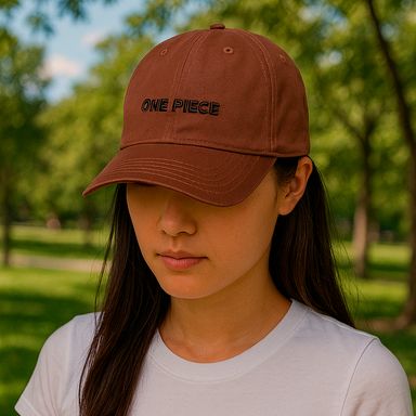 Gorra de Beisbol Bordada Serie One Piece Cafe