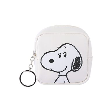 Monedero Cuadrado Snoopy Serie Snoopy Blanco