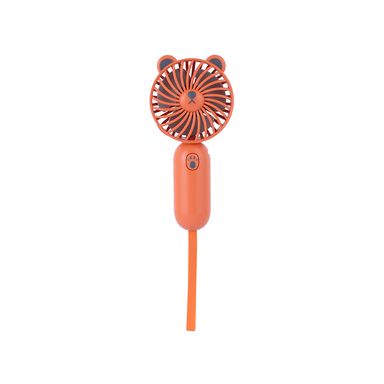 Ventilador de Mano Carita de Oso Serie Miniso Cafe
