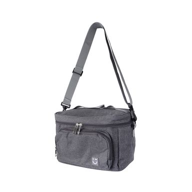 Lonchera de Alta Capacidad Serie Crossbody Gris Oscuro