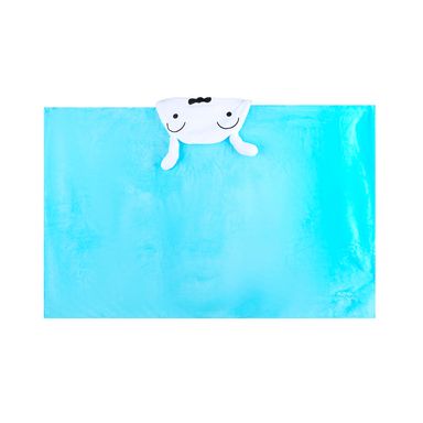 Manta con Capucha Shiro Nohara Serie Crayon Shinchan