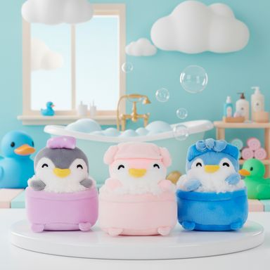 Blind Box Peluche para Bañera 4 In 4 Modelos Serie Mini Family