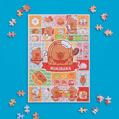 Rompecabezas de 1000 Piezas Serie Kapibara