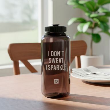 Botilito con Asa 1150 Ml Serie Black & White Negra