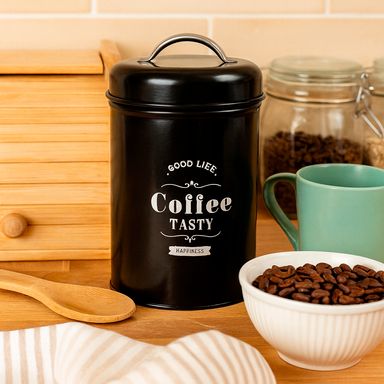 Contenedor de Almacenamiento 1300 Ml Serie Black & White Negro