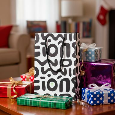 Bolsa de Regalo Pequeña con Figuras Serie Black & White