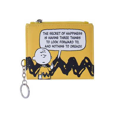 Billetera Charlie Brown Serie Snoopy Colorful Life Amarillo