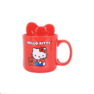 Taza con Tapa 500 Ml  Hello Kitty Serie Classic Sanrio