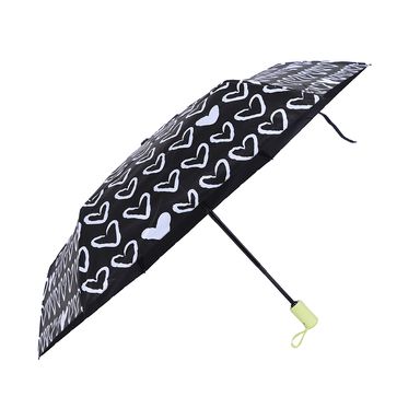 Sombrillas Estampado Corazones Serie Black & White
