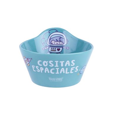 Tazon 400 Ml Astronauta Serie Vania Bachur Azul