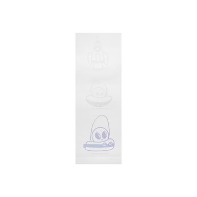 Stikers Aliens 2 Hojas Serie Vania Bachur