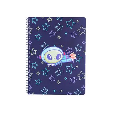 Cuaderno Argollado Alien Serie Vania Bachur Negro