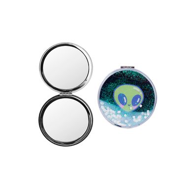 Espejo de Doble Cara con Brillos Alien Vania Bachur
