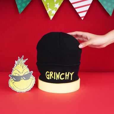 Gorro Tejido Serie The Grinch Negro