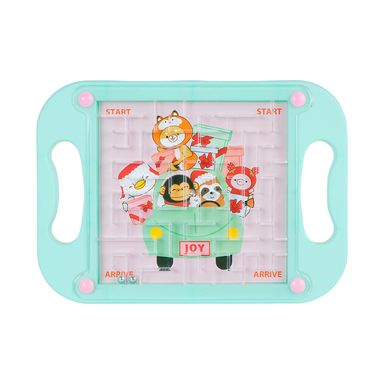 Juego de Laberinto con Bolitas Coche Navideño Serie Mini Family