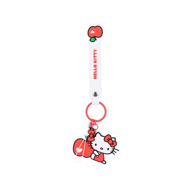 Llavero Hello Kitty Apple Serie Sanrio Blanco