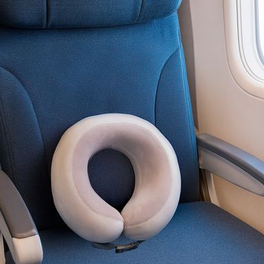 Almohada de Viaje Ajustable y Compacta Serie Miniso Gris