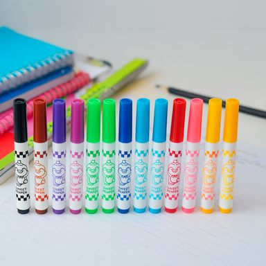 Set de Marcadores de 12 Colores Serie Mini Family